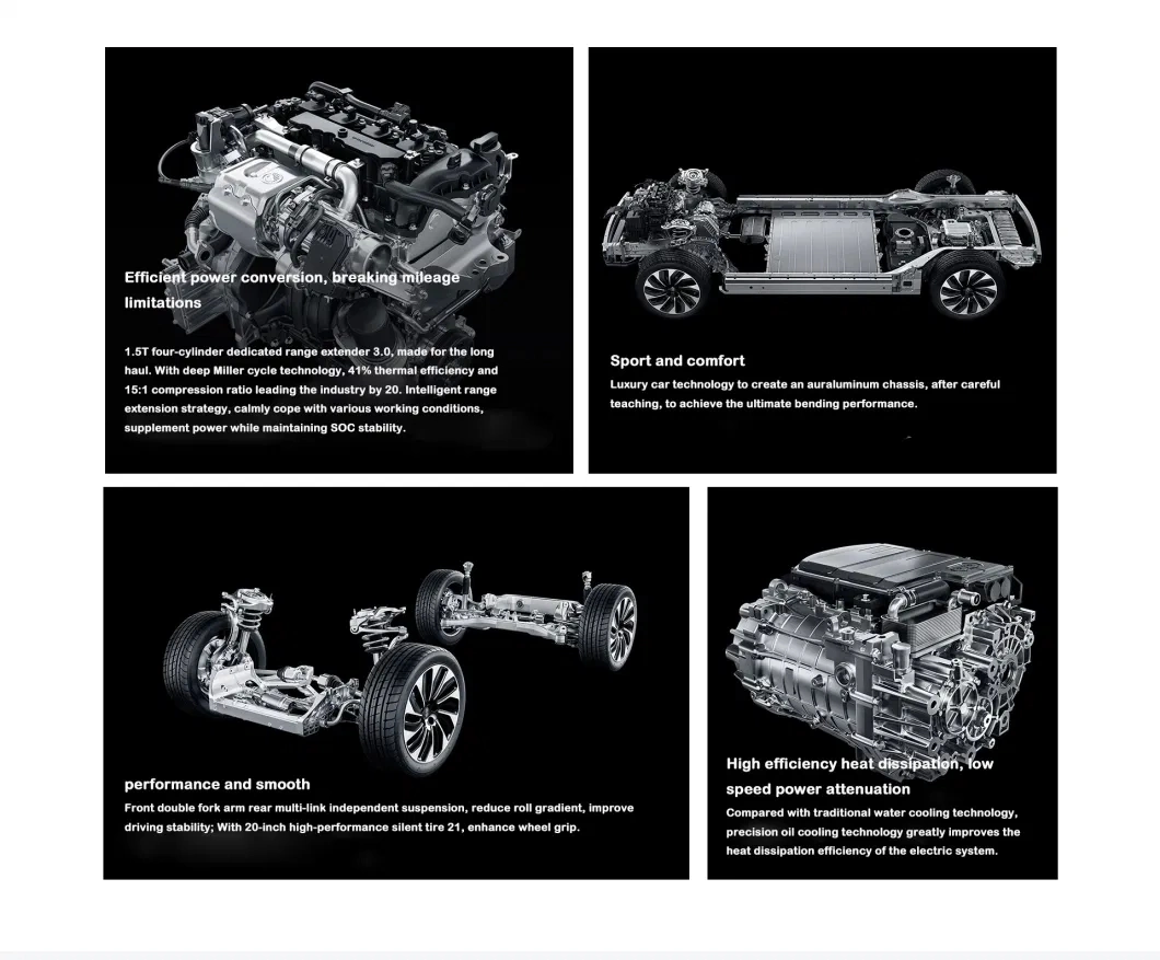 2024 Huawei Aito M7 Automóvil de rango extendido Vehículo eléctrico 8