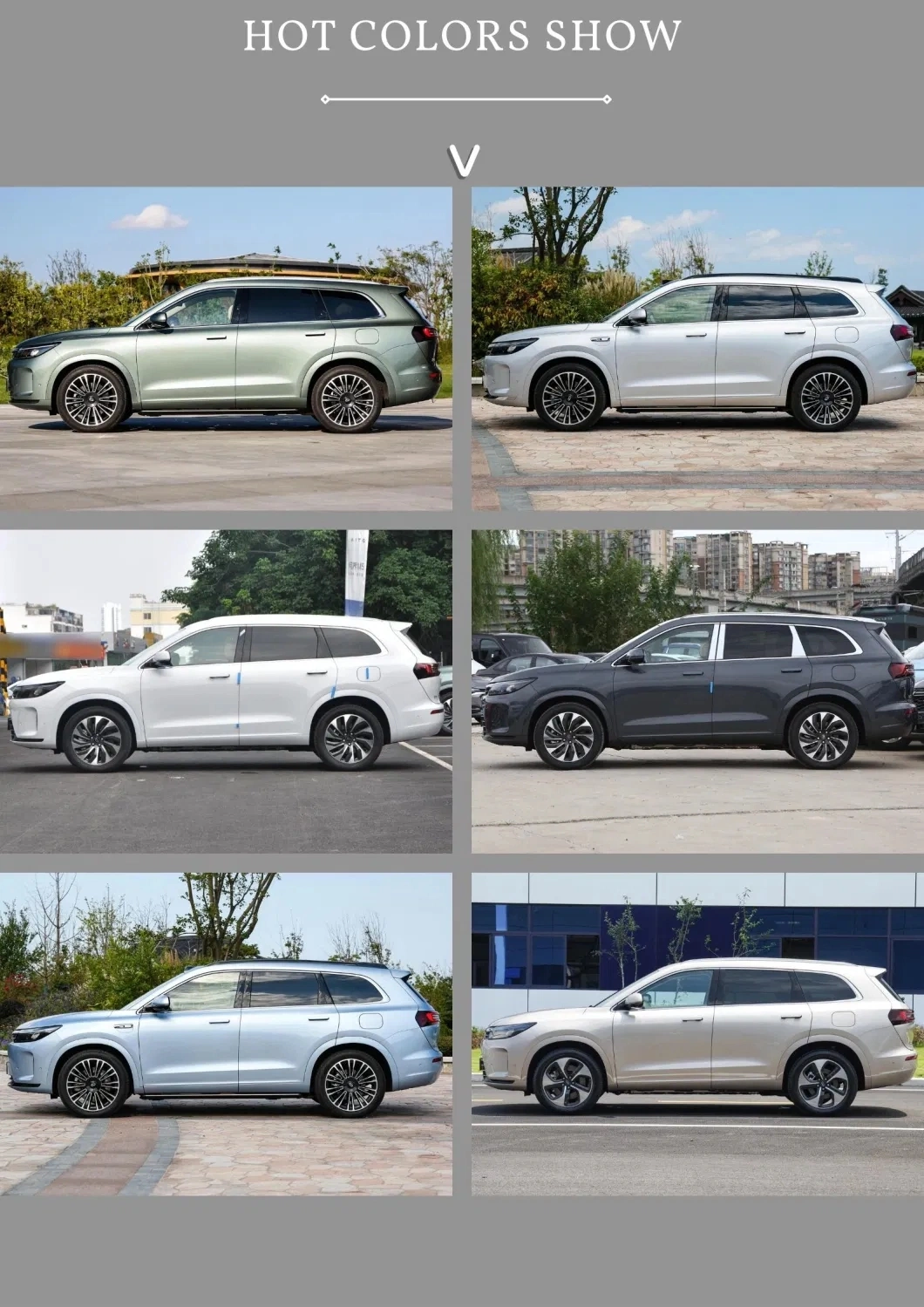 2024 Huawei Aito M7 Automóvil de rango extendido Vehículo eléctrico 9